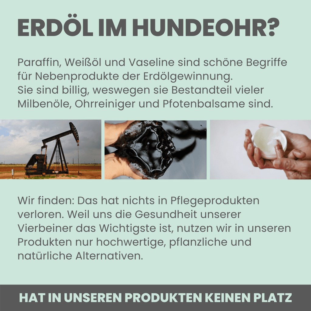 2-in-1 Ohrfein Reinigung & Pflege für Hunde & Katzen