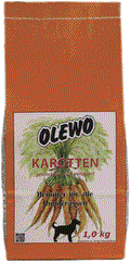 Karotten-Pellets für Hunde