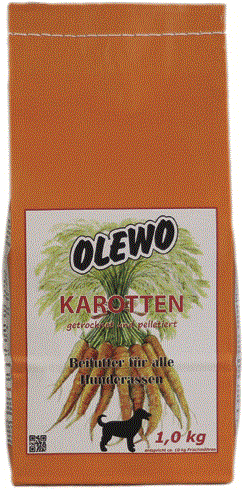 Karotten-Pellets für Hunde