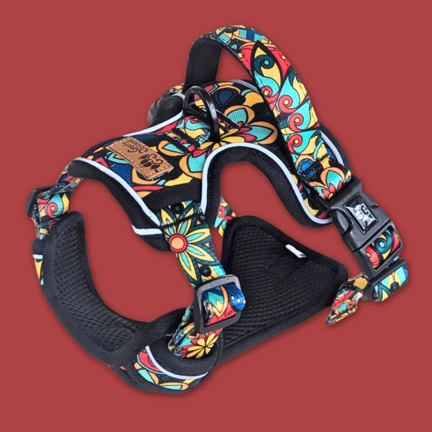 Mandala Y‑Form Komfort-Hundegeschirr