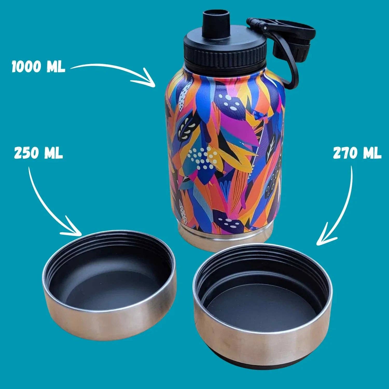 3-in-1-Trinkflasche für Hunde Panache