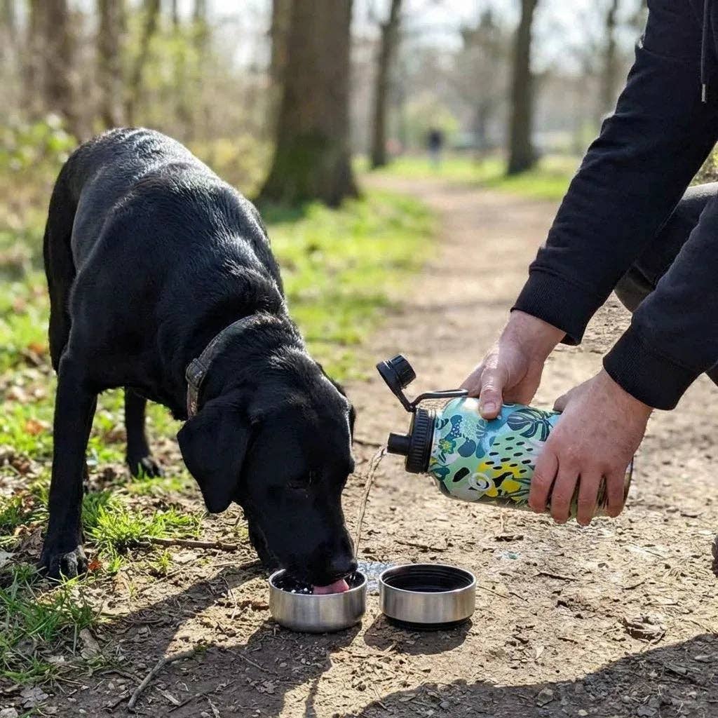 3-in-1-Trinkflasche für Hunde Récif