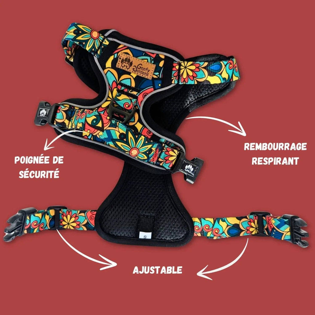 Mandala Y‑Form Komfort-Hundegeschirr