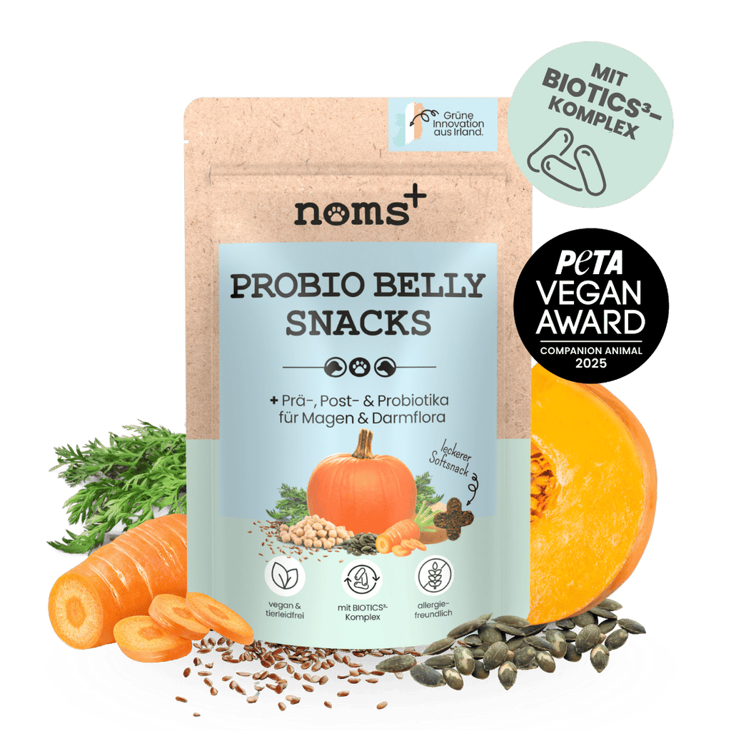 Probio Belly Snacks für Hunde mit BIOTICS³-Komplex: Präbiotika, Probiotika & Postbiotika